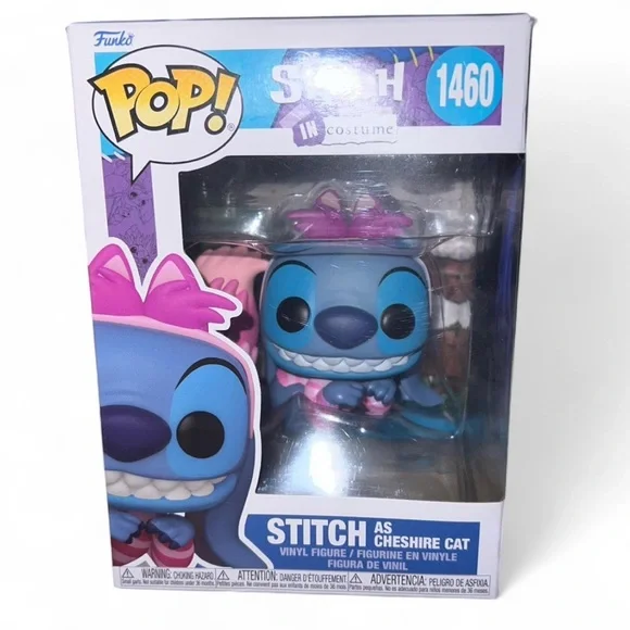 Loungefly Stitch as Cheshire Cat BUNDLE BP,wallet&funko pop NWT display picture 3